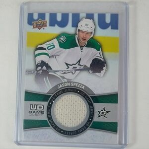 Jason Spezza Upper Deck Game-Used Jersey Hockey Card Dallas Stars GJ-SP 2015/16